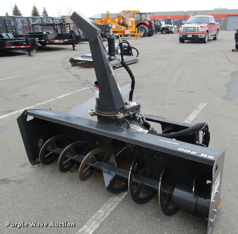 Bobcat SB200X72 skid steer snow blower in Burnsville, MN Item DV9644