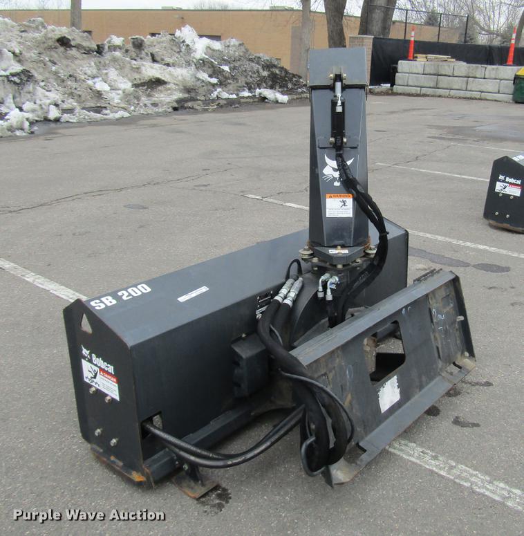 image for item DV9644 Bobcat SB200X72 skid steer snow blower