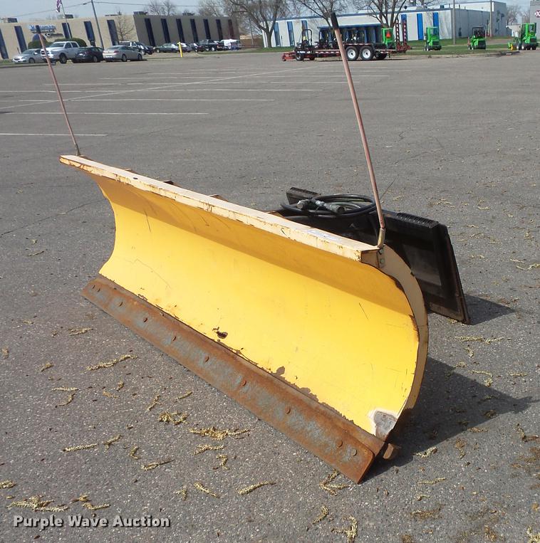 Wolf 96"W skid steer snow plow in Burnsville, MN Item DV9693 sold