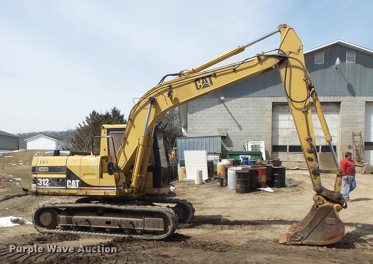 image for item DW9658 1995 Caterpillar 312 excavator