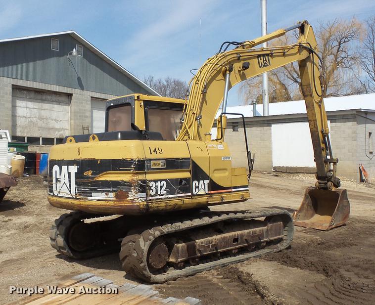 image for item DW9658 1995 Caterpillar 312 excavator