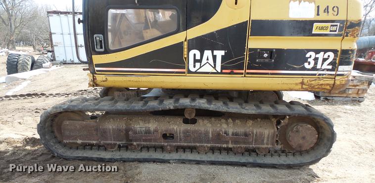 image for item DW9658 1995 Caterpillar 312 excavator