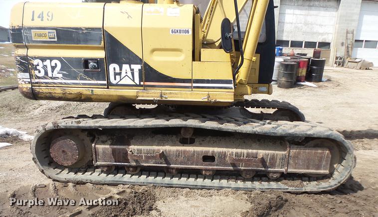 image for item DW9658 1995 Caterpillar 312 excavator