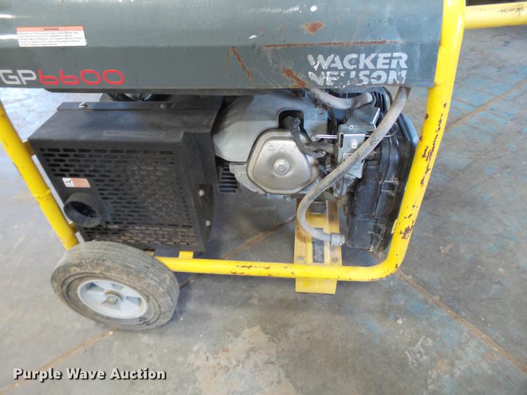 image for item EI9581 Wacker Neuson GP6600 generator