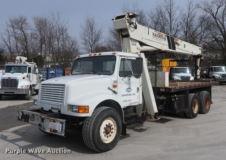 image for item EL9281 1991 International 4900 crane truck