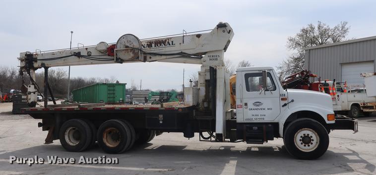image for item EL9281 1991 International 4900 crane truck