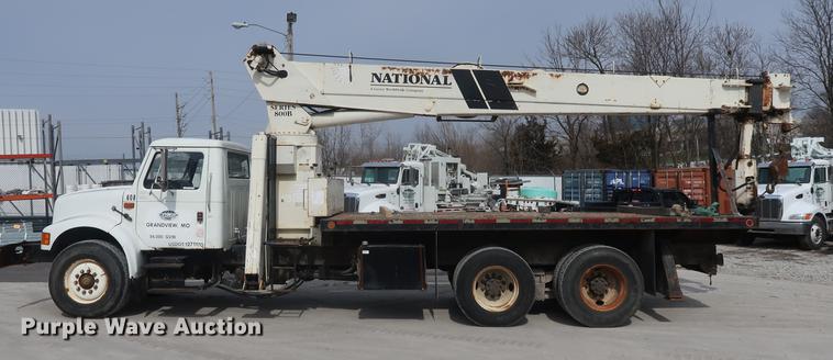 image for item EL9281 1991 International 4900 crane truck
