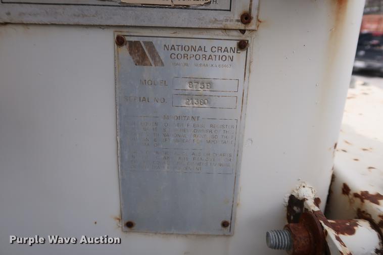 image for item EL9281 1991 International 4900 crane truck