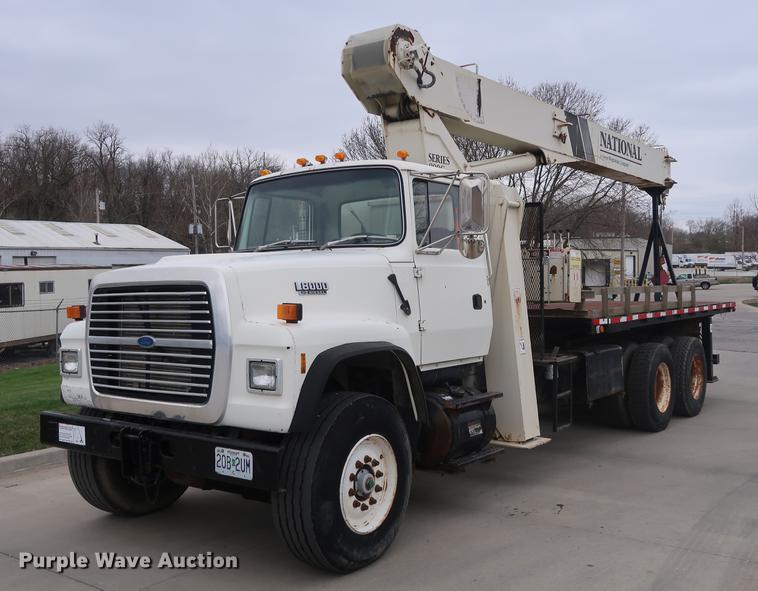 Crane Truck For Sale >> 1994 Ford L8000 Crane Truck Item Ep9314 Sold May 17 Con Crane Truck For Sale >> 1994 Ford L8000 Crane Truck Item Ep9314 Sold May 17 Con