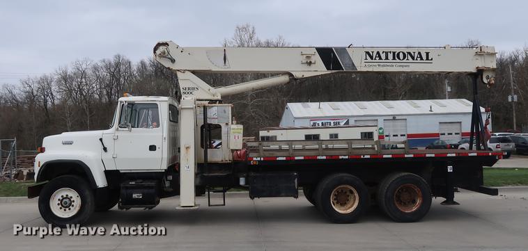 image for item EP9314 1994 Ford L8000 crane truck