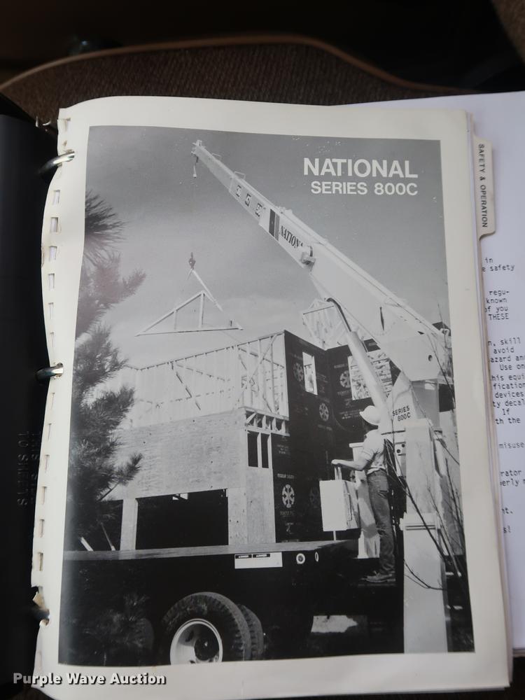 image for item EP9314 1994 Ford L8000 crane truck