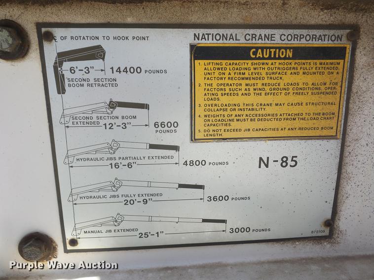 image for item J8528 1997 Kenworth T300 service truck