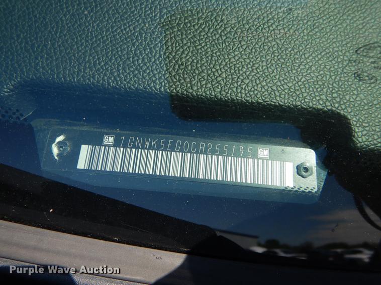 image for item DC0465 2012 Chevrolet Suburban 2500 SUV