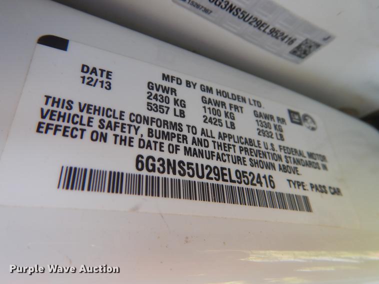 image for item DC0496 2014 Chevrolet Caprice Police