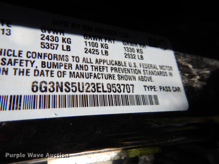 image for item DC0497 2014 Chevrolet Caprice Police