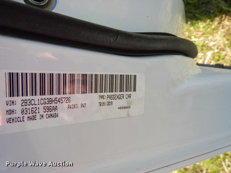 image for item DE1616 2011 Dodge Charger Police