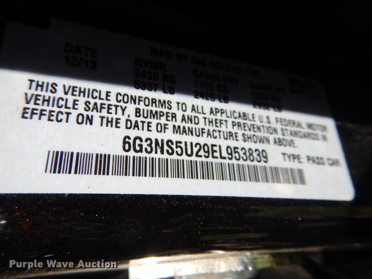 image for item DE1624 2014 Chevrolet Caprice Police