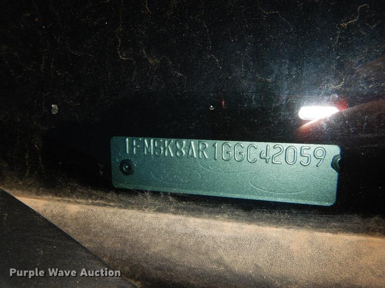 image for item DE1628 2016 Ford Explorer Police Interceptor SUV