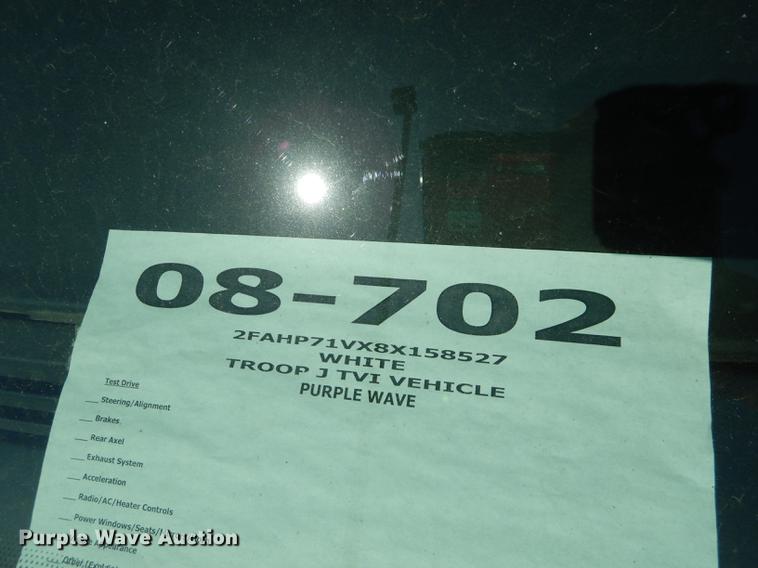 image for item DE1634 2008 Ford Crown Victoria Police Interceptor