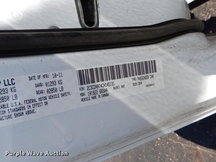 image for item DE1635 2012 Dodge Charger Police