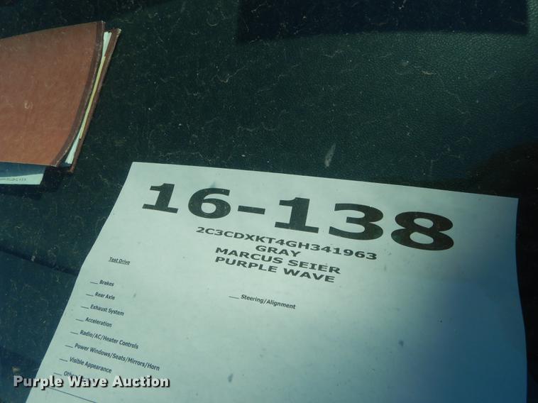 image for item DE1636 2016 Dodge Charger Police