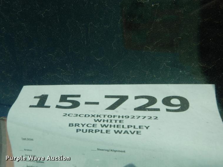 image for item DE1637 2015 Dodge Charger Police