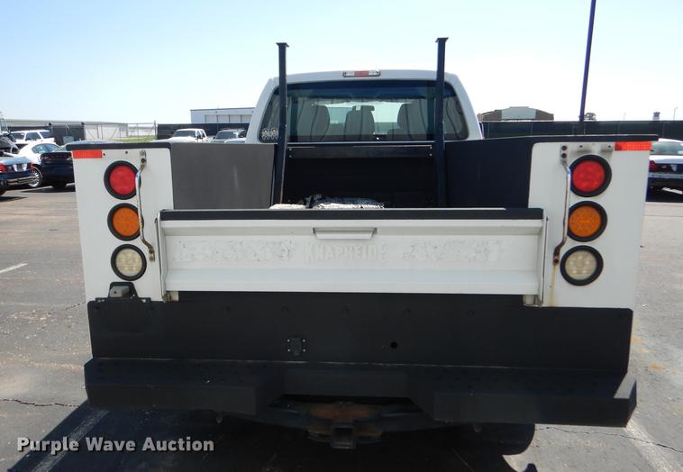 image for item DE1641 2014 Ford F250 Super Duty Crew Cab utility bed pickup truck