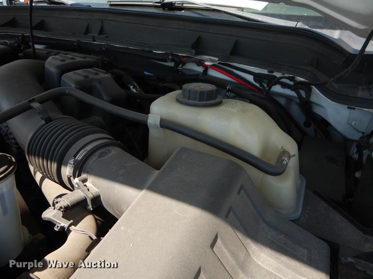 image for item DE1642 2014 Ford F250 Super Duty Crew Cab utility bed pickup truck