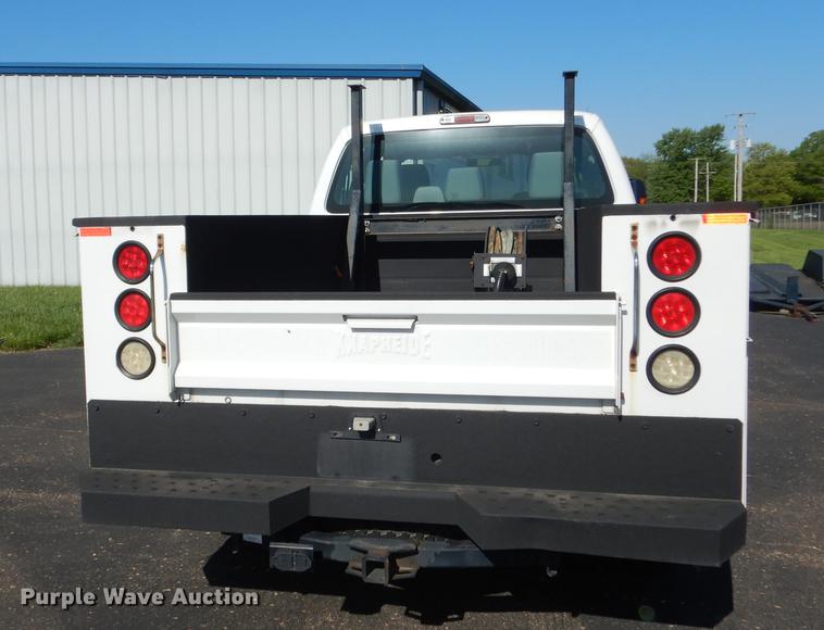 image for item DE1645 2012 Ford F250 Super Duty Crew Cab utility bed pickup truck