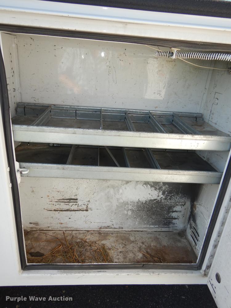 image for item DE1645 2012 Ford F250 Super Duty Crew Cab utility bed pickup truck