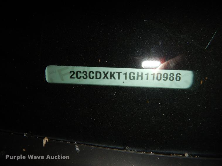 image for item DE1647 2016 Dodge Charger Police