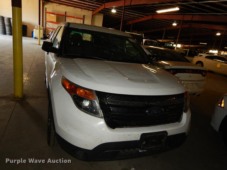 image for item DE1652 2015 Ford Explorer Police Interceptor SUV