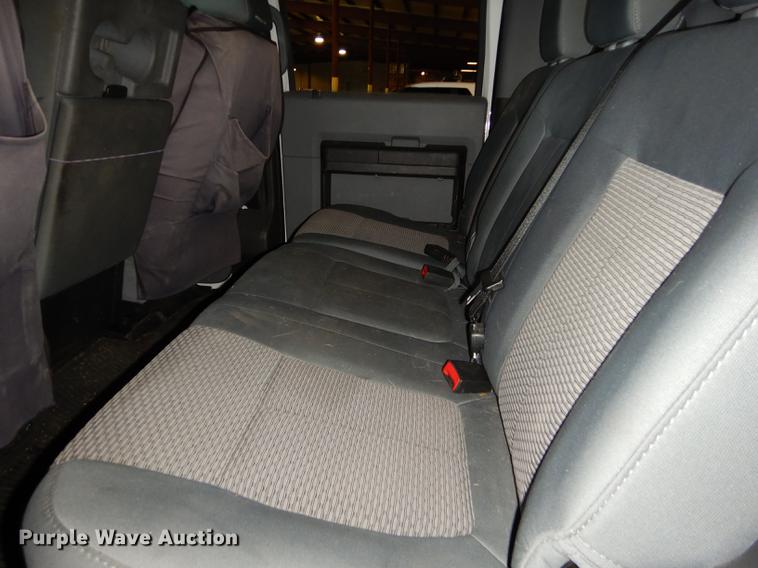 image for item DE1653 2012 Ford F250 Super Duty XL Crew Cab utility bed pickup truck