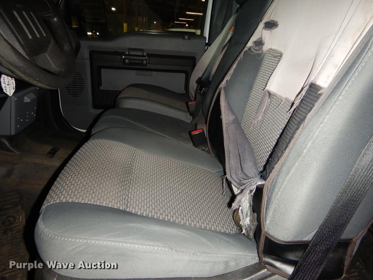 image for item DE1653 2012 Ford F250 Super Duty XL Crew Cab utility bed pickup truck