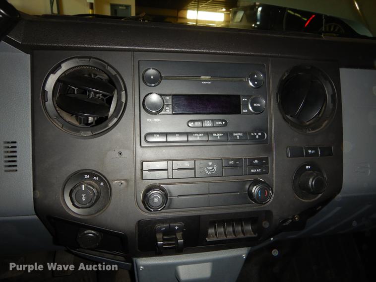 image for item DE1653 2012 Ford F250 Super Duty XL Crew Cab utility bed pickup truck