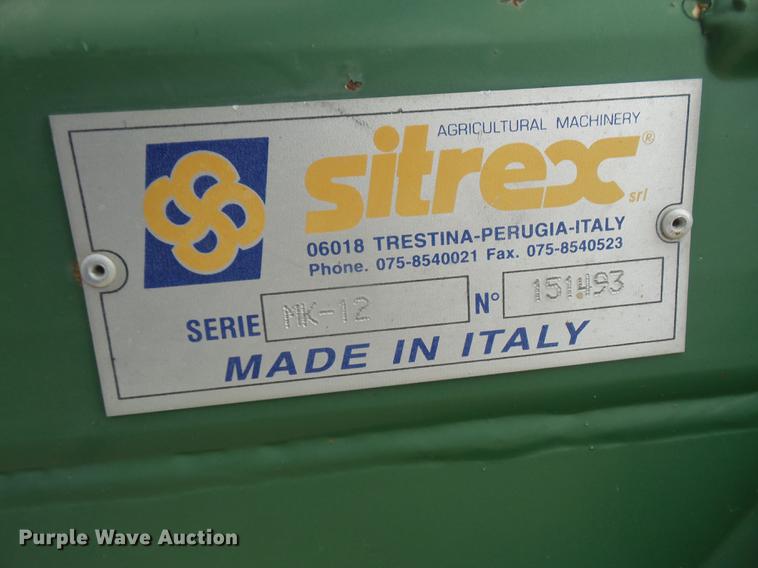 image for item DB6141 2006 Sitrex MK-12 hay rake