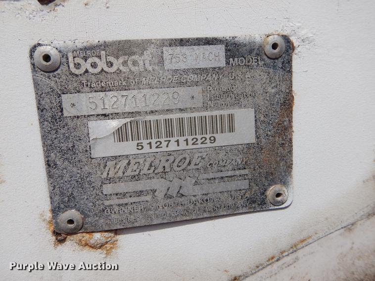 image for item DC0446 1994 Bobcat 753 skid steer