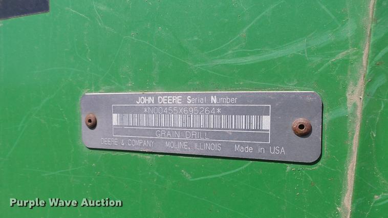 image for item DC3004 John Deere 455 grain drill