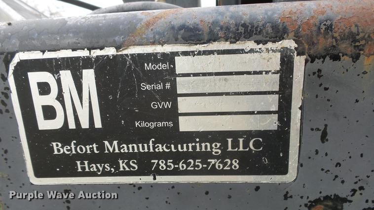 image for item DC3041 2006 Befort 2860 double header trailer