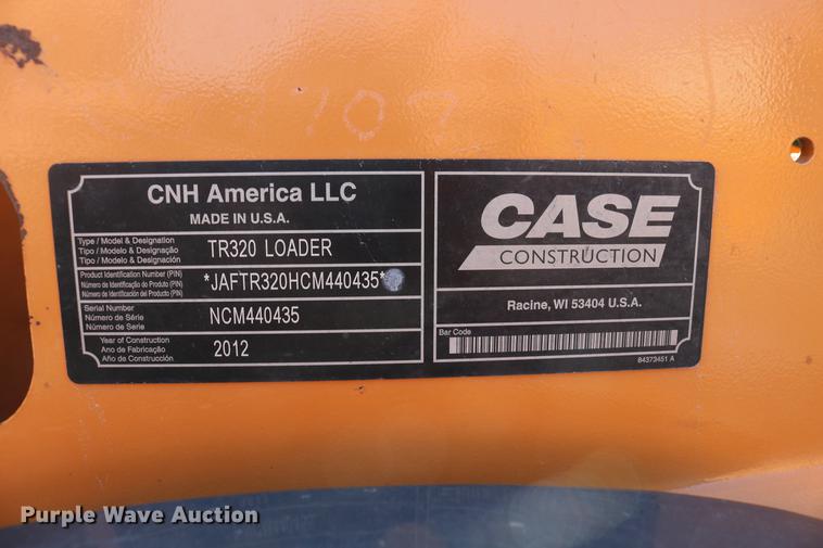 image for item DC7585 2012 Case TR320 skid steer