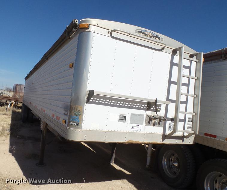 image for item DD1204 2001 Timpte double hopper bottom grain trailer