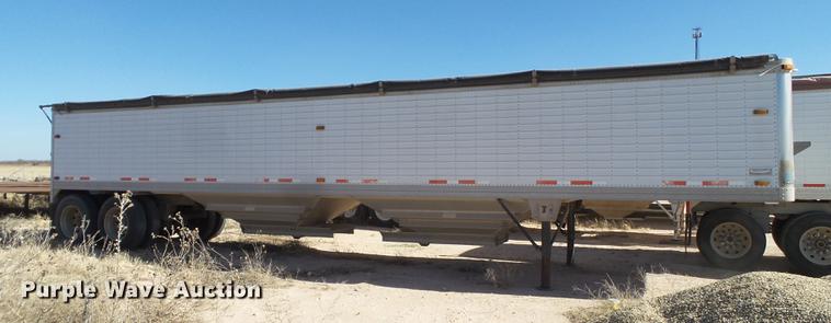 image for item DD1204 2001 Timpte double hopper bottom grain trailer