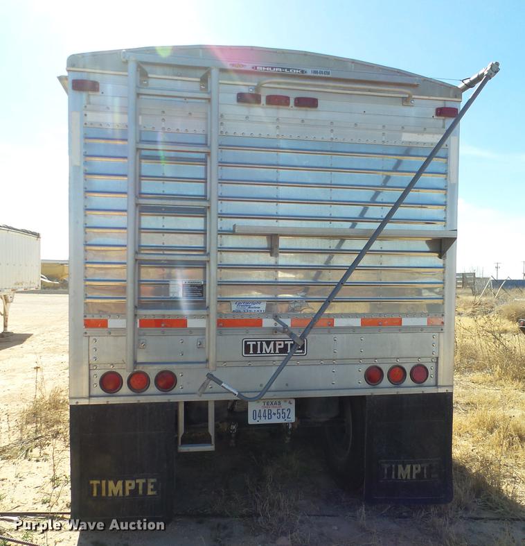 image for item DD1204 2001 Timpte double hopper bottom grain trailer