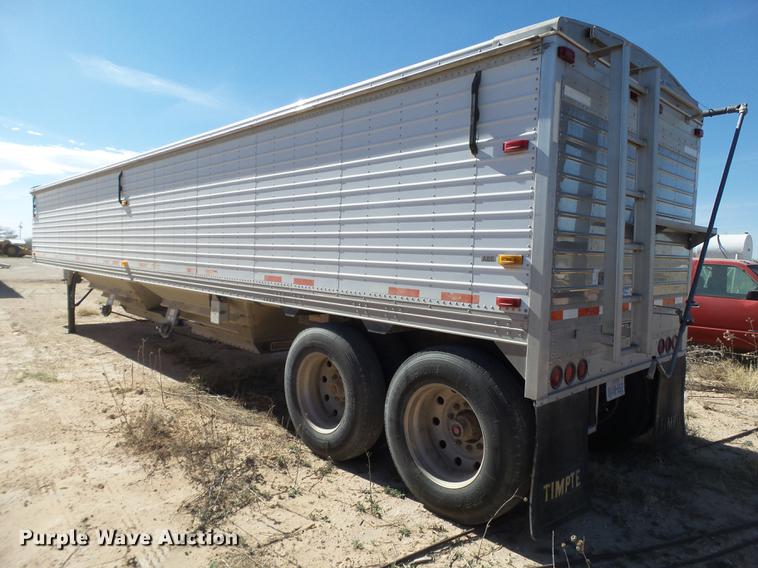 image for item DD1204 2001 Timpte double hopper bottom grain trailer