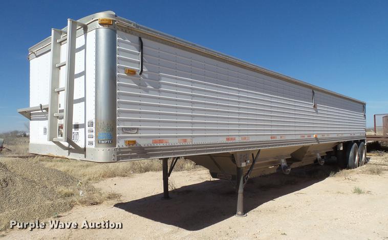 image for item DD1204 2001 Timpte double hopper bottom grain trailer
