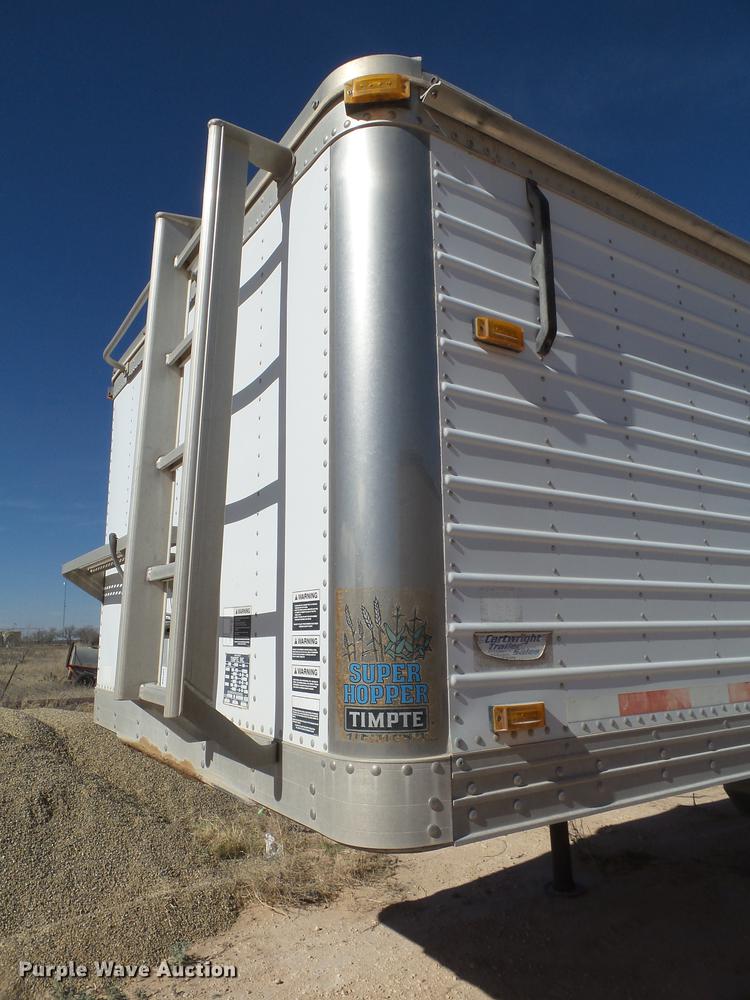 image for item DD1204 2001 Timpte double hopper bottom grain trailer