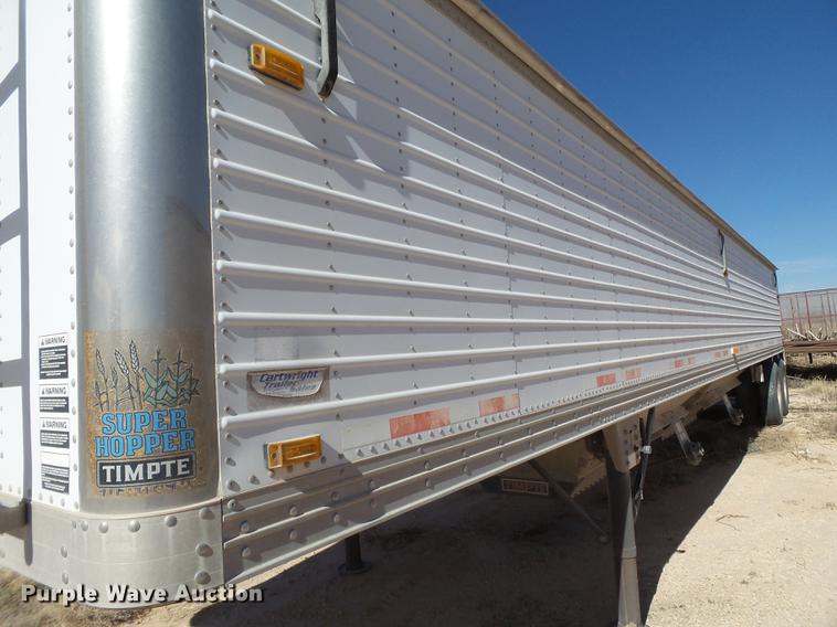 image for item DD1204 2001 Timpte double hopper bottom grain trailer