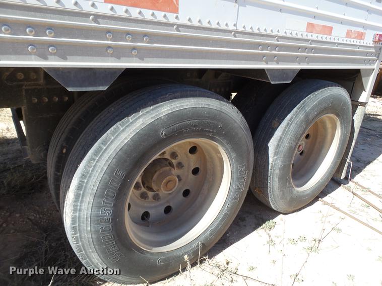 image for item DD1204 2001 Timpte double hopper bottom grain trailer