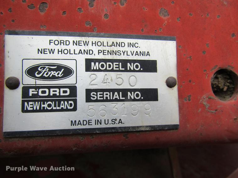 image for item DE6732 New Holland 2450 windrower