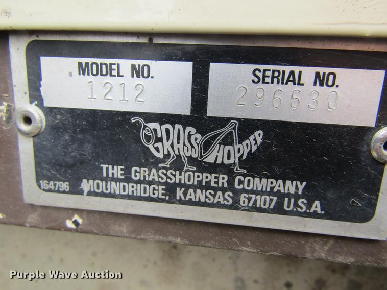 image for item DE6739 Grasshopper 1212 lawn mower